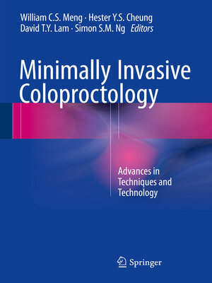 cover image of Minimally Invasive Coloproctology